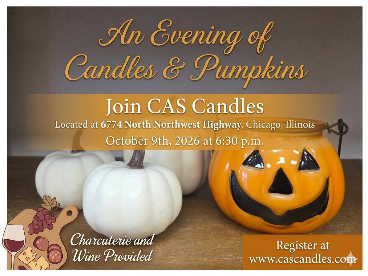 Candles & Pumpkins 10/9/26 @ 6:30pm